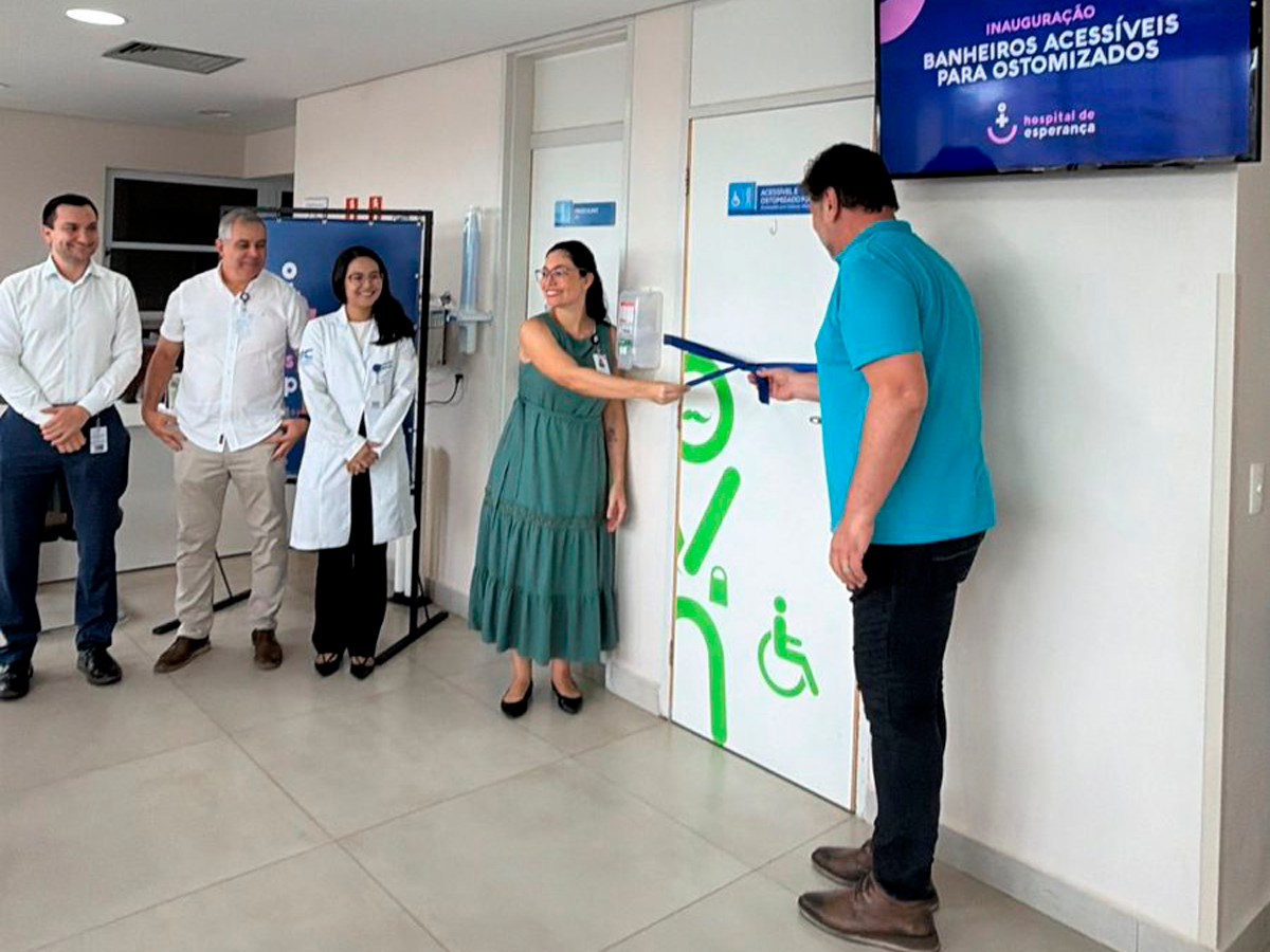 Hospital de Esperança inaugura primeiros banheiros para ostomizados do Oeste Paulista